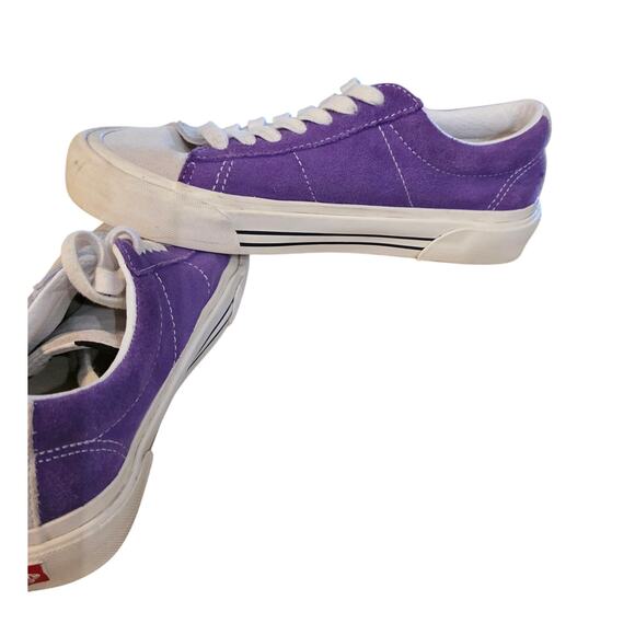 VANS Sid DX Anaheim Suede Shoes Purple Blue Womens 5.5 Mens 4 - Picture 6 of 8